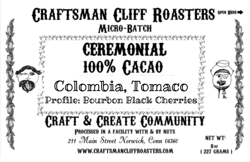 100% Ceremonial Cacao - Colombian, Tomaco